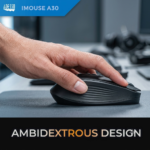 Adesso imouse e30 2.4 ghz wireless vertical programmable mouse